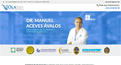 Desktop Screenshot of drmanuelaceves.com