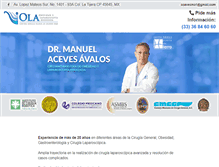 Tablet Screenshot of drmanuelaceves.com